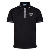 Prada Slim Fit Polo Shirt Black